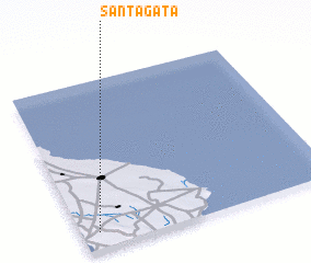 3d view of SantʼAgata