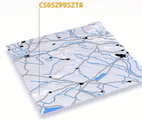 3d view of Csőszpuszta