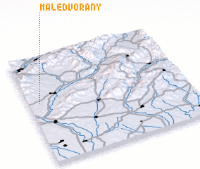 3d view of Malé Dvorany