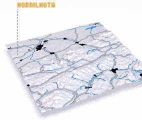 3d view of Horní Lhota