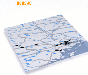 3d view of Hemsjö