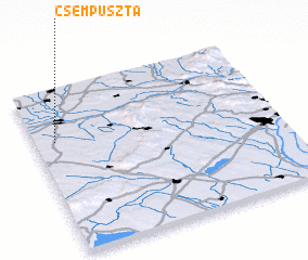 3d view of Csémpuszta