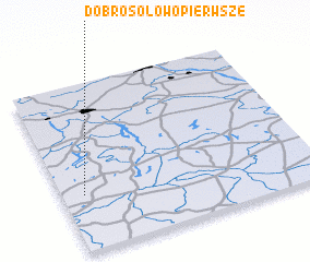 3d view of Dobrosołowo Pierwsze