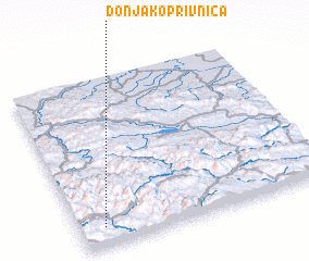 3d view of Donja Koprivnica