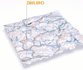 3d view of Zaklopci