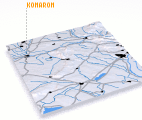 3d view of Komárom