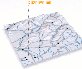 3d view of Ružový Dvor