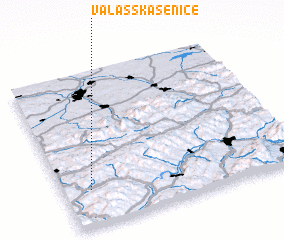 3d view of Valašská Senice