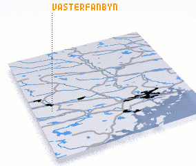 3d view of Västerfanbyn