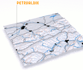 3d view of Petřvaldík