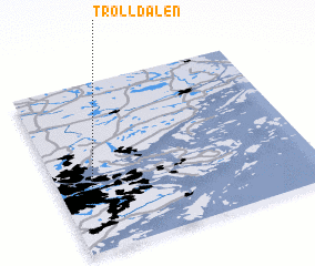 3d view of Trolldalen