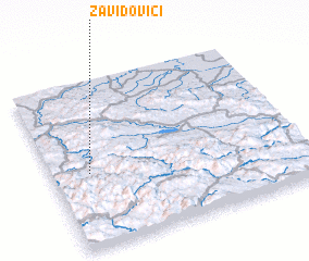 3d view of Zavidovići