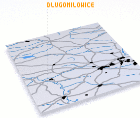 3d view of Długomiłowice