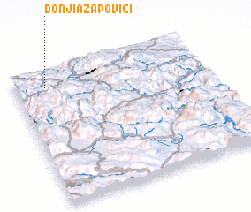 3d view of Donji Azapovići