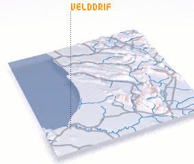 3d view of Velddrif