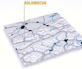 3d view of Dolní Bečva