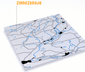 3d view of Zimne Zdroje