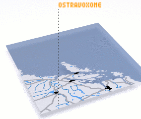 3d view of Östra Voxome