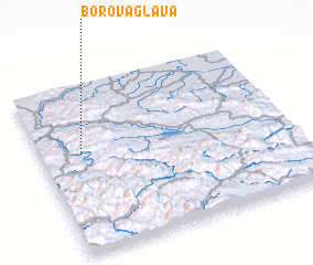 3d view of Borova Glava