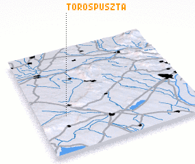 3d view of Tőröspuszta