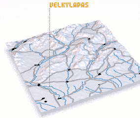 3d view of Veľký Lapáš