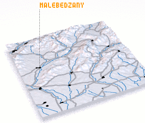 3d view of Malé Bedzany