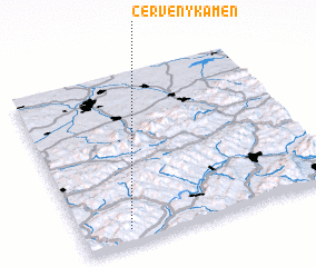 3d view of Červený Kameň