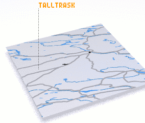 3d view of Tallträsk