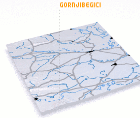 3d view of Gornji Begići