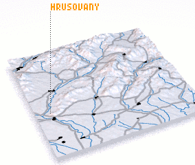 3d view of Hrušovany