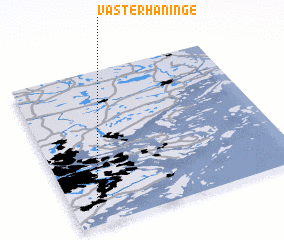 3d view of Västerhaninge