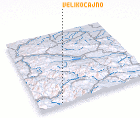 3d view of Veliko Čajno