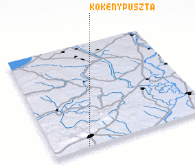 3d view of Kökénypuszta