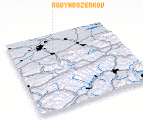 3d view of Nový Hrozenkov