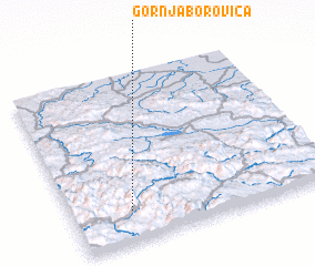 3d view of Gornja Borovica