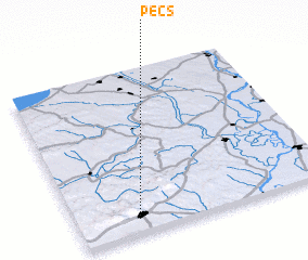 3d view of Pécs