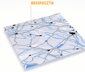 3d view of Árkipuszta