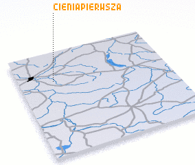 3d view of Cienia Pierwsza