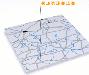 3d view of Wola Rychwalska