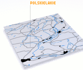 3d view of Polskie Łąkie