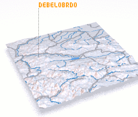 3d view of Debelo Brdo