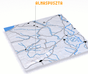 3d view of Almáspuszta