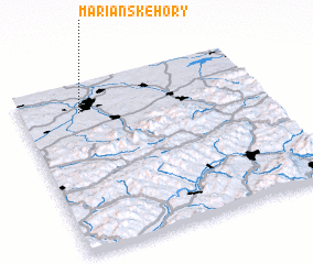 3d view of Mariánské Hory