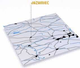 3d view of Jaźwiniec