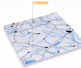 3d view of Csókakő