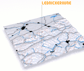 3d view of Lednické Rovne