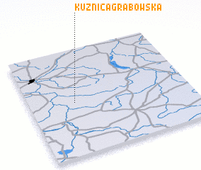 3d view of Kuźnica Grabowska