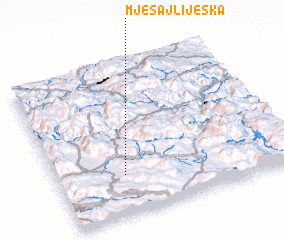 3d view of Mješaj Lijeska