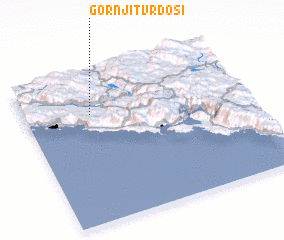 3d view of Gornji Tvrdoši