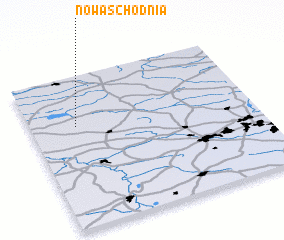 3d view of Nowa Schodnia